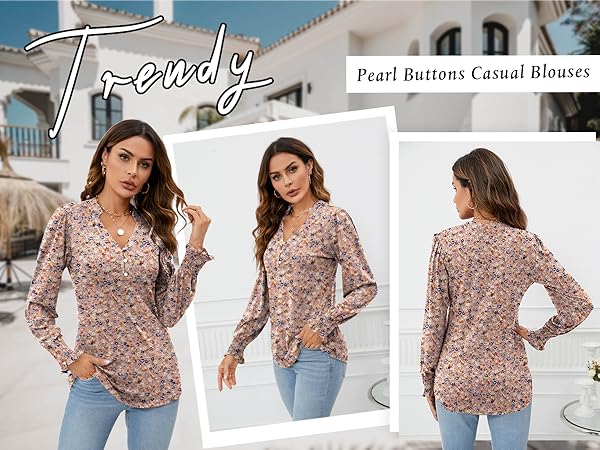 Long Sleeve Blouses for Women