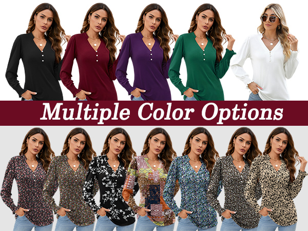 long sleeve tops for women