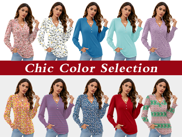 long sleeve blouses for women