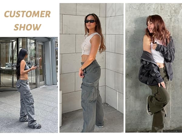 Cargo pants women baggy cargo pants for women