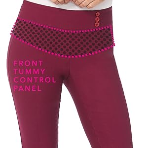 Straight Pant showing tummy control panel