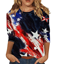 4th of july tops for women