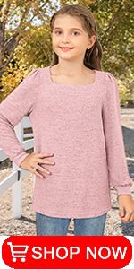 Girls Long Sleeve Shirts