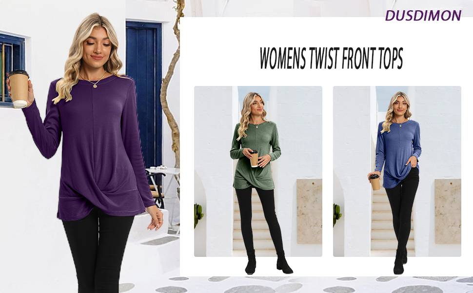 Women Front Twist Tops