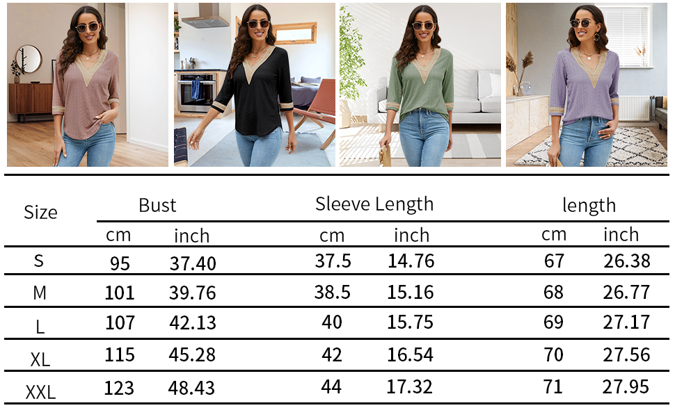 womens tops and blouses womens tops and blouses 3 4 sleeves casual tops for women 3 4 sleeve