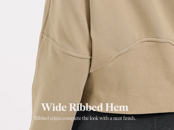 Wide Ribbed Hem