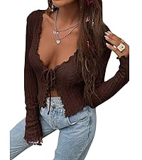 Sleeve Cardigan Crop Top