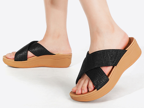 wedges sandals for women plantar fasciitis sandals comfy sandals platform wedge sandals women