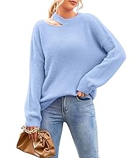 Halter Neck Fuzzy Sweater