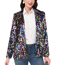 Women''s Sparkle Sequin Jacket