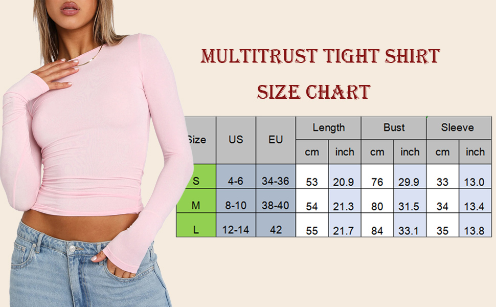 women basic long sleeve shirts