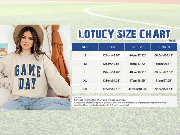 Women Game Day Sweatshirt 