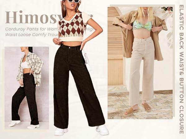 trendy corduroy pant