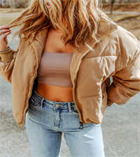 Cropped Puffer Jacket