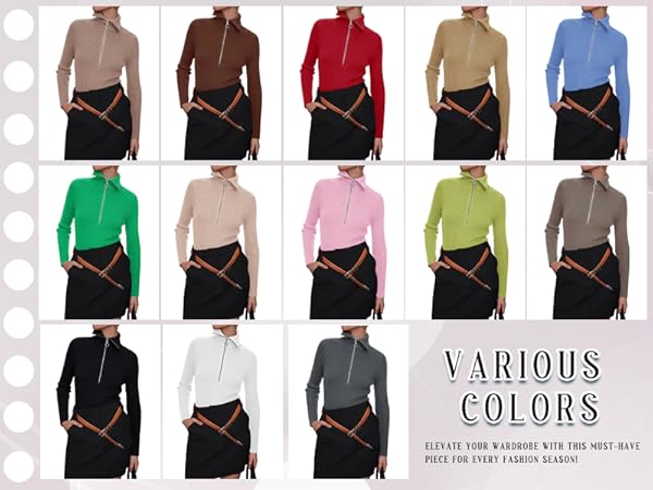 business casual fall knit tops