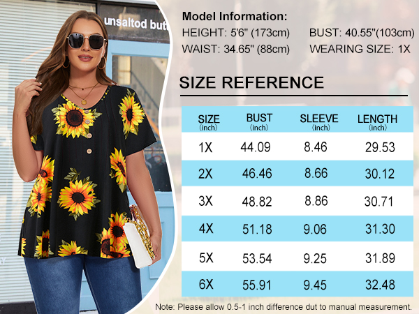 Plus size shirts