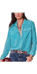 Velvet Shirts for Women