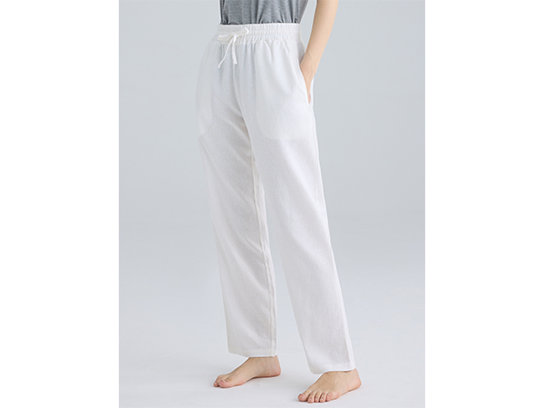 Weintee Women''s Wide Leg Linen Pants with Pockets