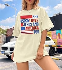 4th of July Oversize Shirt