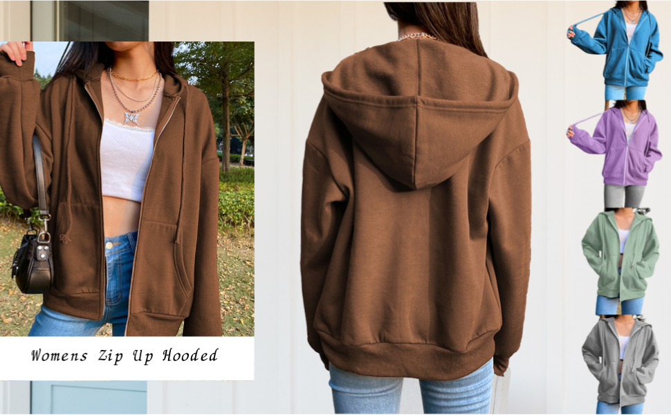 zip up hoodie women