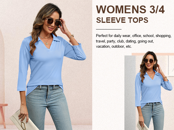 womens tops dressy casual