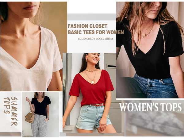 womens basic shirts