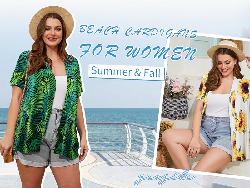 loose fit beach cardigans