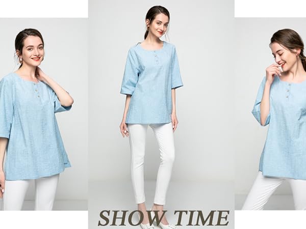 linen shirts for women