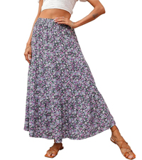 summer skirts for women maxi long skirts for women boho floral skirts trendy summer flowy skirt