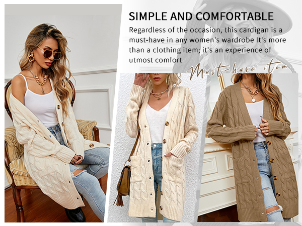 long cardigan for women