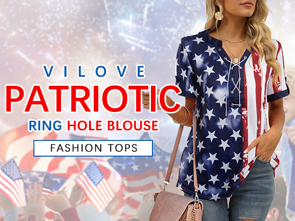 4th of july shirts for women