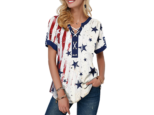 4th of july shirts for women