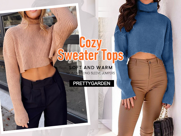 fashion cropped sweater