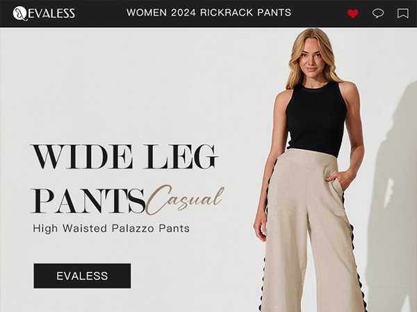 wide leg pants woman