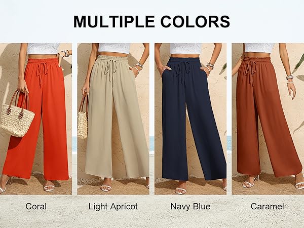 women casual wide leg pants