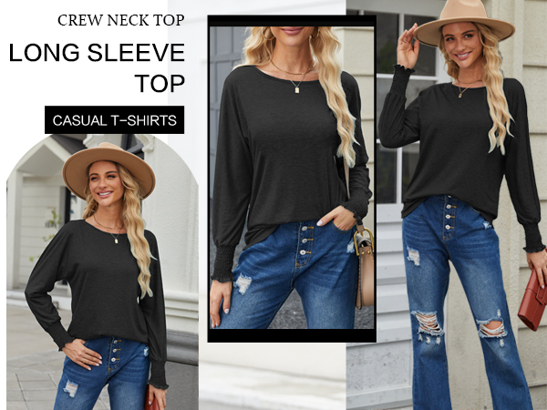 long sleeve tops for women