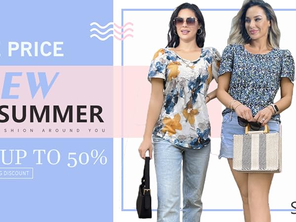 womens summer tops dressy casual