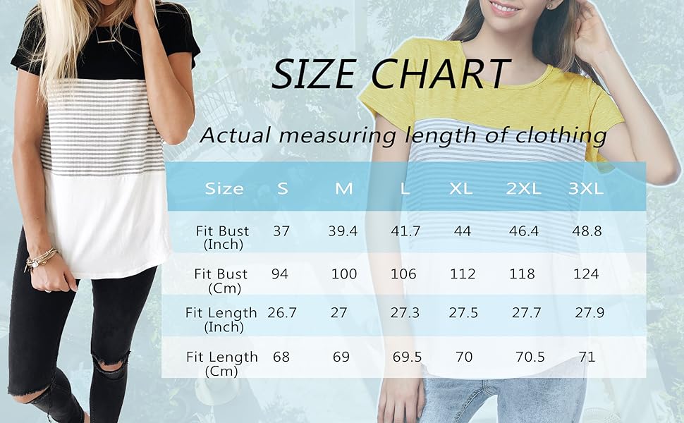 yunjey size chart