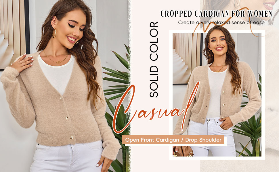 Drop Shoulder Cardigan