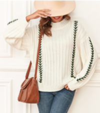 mockneck sweater