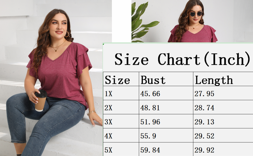 Plus size T shirt