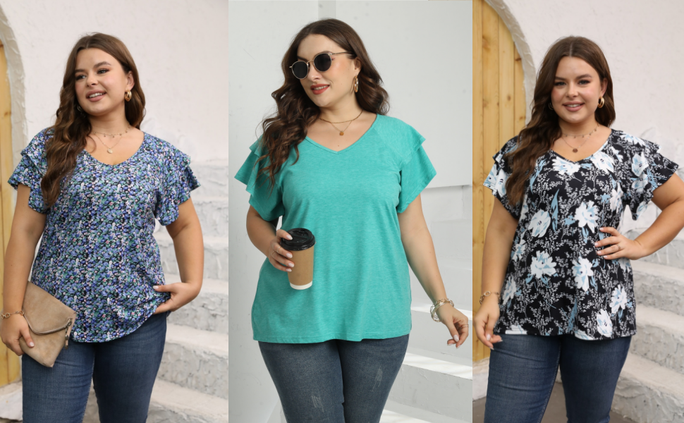 PLus Size Tops for women Curvy