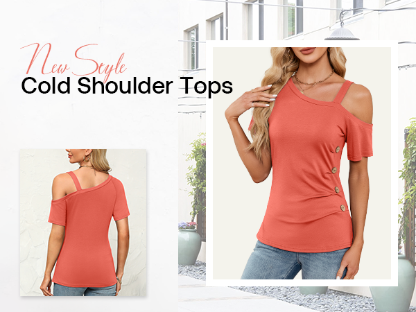 cold shoulder tops