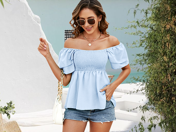 off the shoulder tops