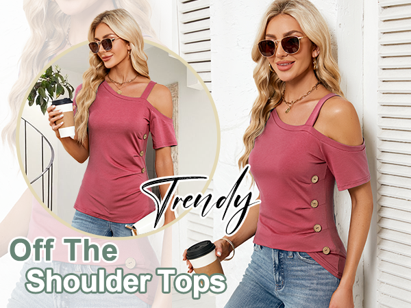 off the shoulder tops