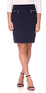 Ladies straight pencil dressy skirt