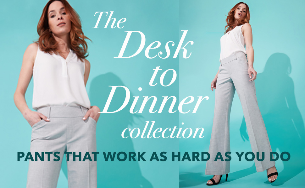 desk to dinner ladies business pants