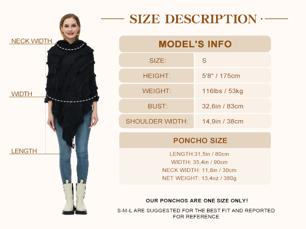 ponchos for women