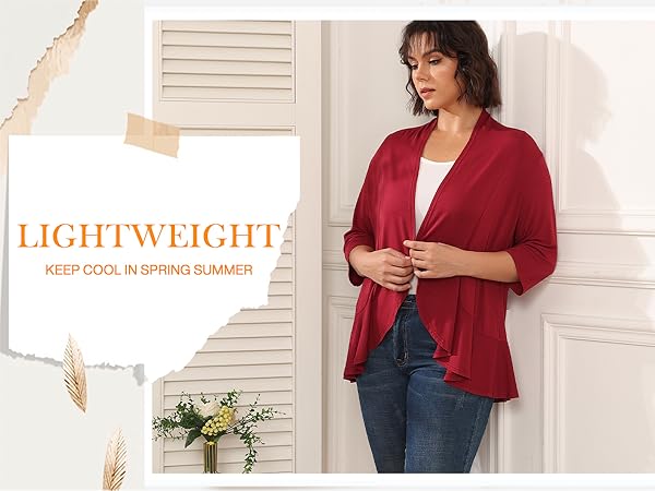 plus size cardigan