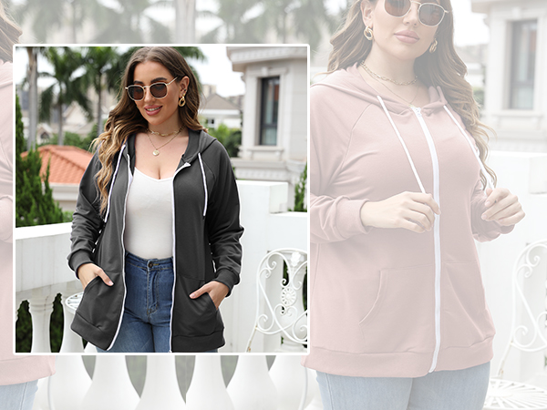 Womens Plus Size Hoodies Sweatshirts